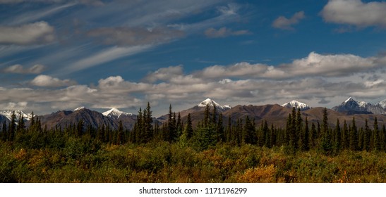 Roadside mountain range