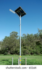 Roadside Solar lamp, Queensland, Australia