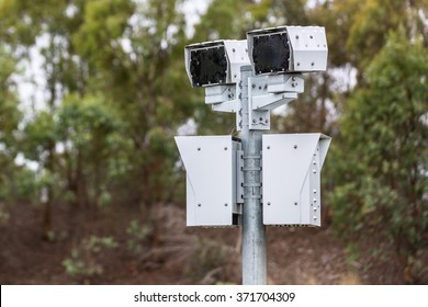 Roadside Speed Camera / Safety Camera In Melbourne, Australia.