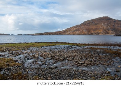 Roadside View Of Loch Ailort, North West Scotland