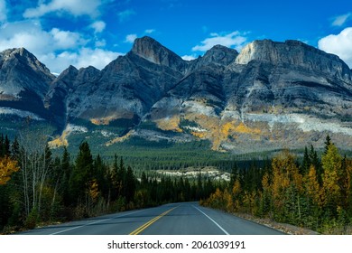 Roadtrip Mountain Peak Road Autumn Fall