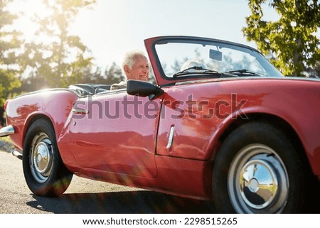 Roadtrips create a endless state of heightened excitement. a senior couple going on a road trip.
