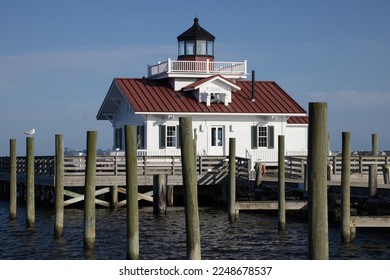 Roanoke Lighthouse on the outer banks - Shutterstock ID 2248678537