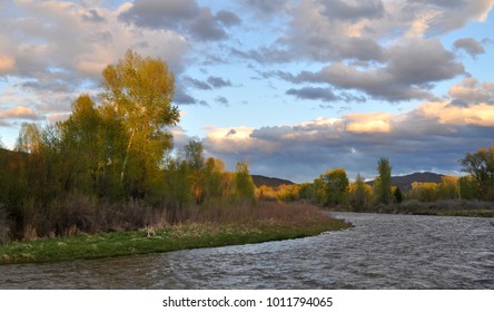 Roaring Fork River Near Aspen, Colorado, USA.