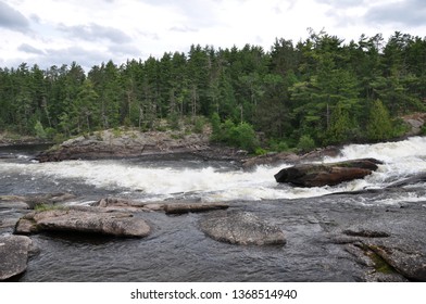 Roaring Rapids In Canada Minnesota