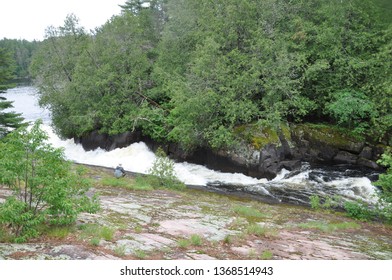 Roaring Rapids In Canada Minnesota