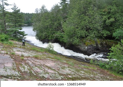 Roaring Rapids In Canada Minnesota