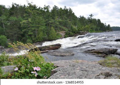 Roaring Rapids In Canada Minnesota