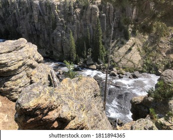 Roaring Rapids In Yellowstone National Park