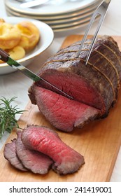 Roast Beef Carving, Sunday Dinner