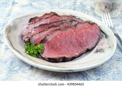 Roast Beef On Plate