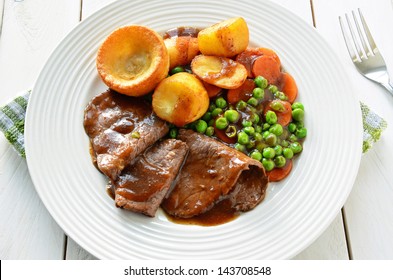 Roast Beef And Yorkshire Pudding