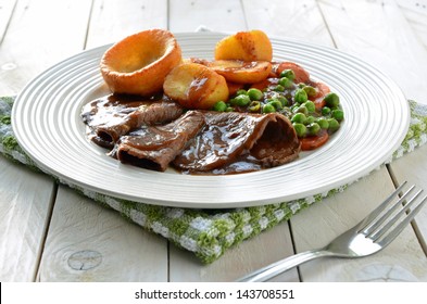 Roast Beef And Yorkshire Pudding