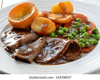 Roast Beef And Yorkshire Pudding