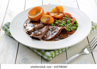 Roast Beef And Yorkshire Pudding