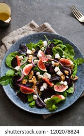 Roast Beetroot, Figs And Feta Salad