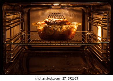 Roast Chicken In The Oven Cooking In The Oven