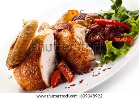 Roast chicken wings 