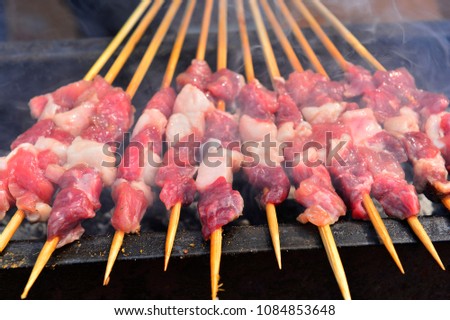 The roast mutton