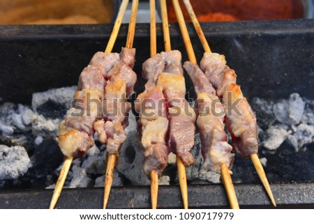 The roast mutton