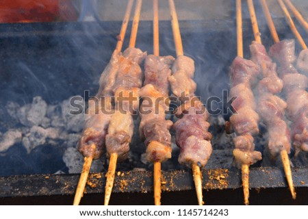 The roast mutton