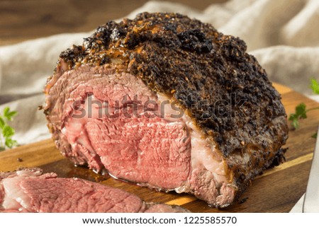 Roasted Boneless Prime Beef Rib Roast Ready to Eat