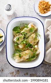 Roasted Cod With Fennel And Herbs