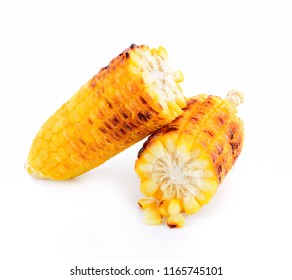 Roasted Corn Isolated On White Background