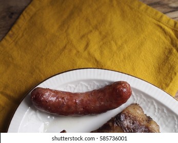 Roasted Creole Sausage In A Plate