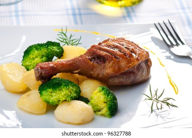 Roasted Duck Thigh