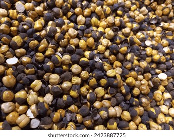 Roasted grams, also known as roasted chickpeas or roasted chana, are dried chickpeas that have been cooked and then roasted until crunchy. They are a popular snack in many cultures and are often seaso