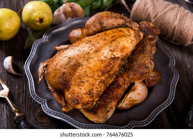 Roasted Guinea Fowl