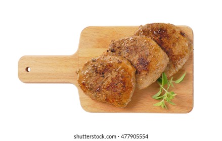 Roasted Herb Rubbed Boneless Pork Chops