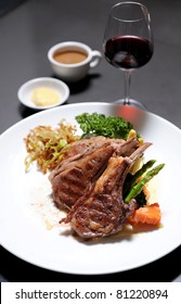 Roasted Lamb Chops With Wine