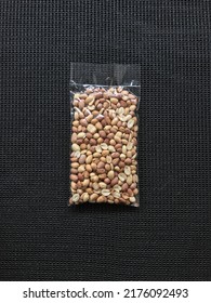 Roasted Peanut Seeds In A Plastic Bag