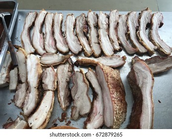 Roasted pork belly - Shutterstock ID 672879265