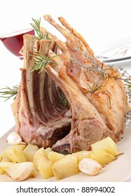 roasted rack of lamb