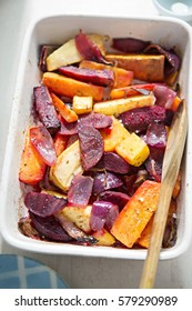 Roasted Root Vegetables Carrot, Beetroot, Sweet Potato