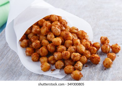 Roasted Spicy Chickpeas 