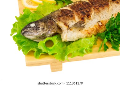 Roasted Striped Sea Bass