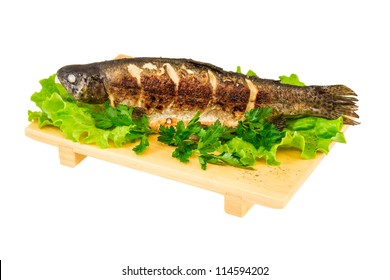 Roasted Striped Sea Bass