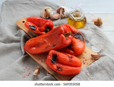 Roasted Sweet Red Peppers