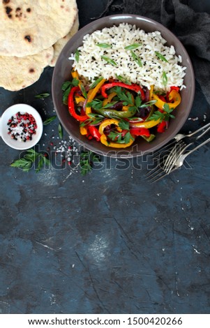 Similar – Image, Stock Photo vegetable pot Food