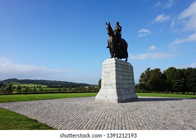 Robert The Bruce Statue At The Battle Of Bannockburn, Stirling, Scotland