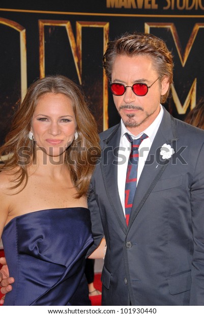 Robert Downey Jr Wife Susan Downey Stock Photo Edit Now 101930440