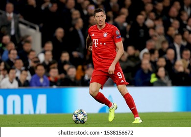 Robert Lewandowski of Bayern Munich - Tottenham Hotspur v Bayern Munich, UEFA Champions League - Group B, Tottenham Hotspur Stadium, London, UK - 1st October 2019



