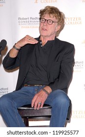 Robert Redford Attends The Pitzer College New Conservancy Honoring Robert Redford Press Conference, Los Angeles Press Club, Los Angeles, CA 11-19-12