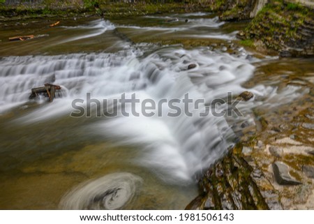 Robert Treeman State Park Falls in Upstate New York