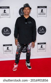 Robert Vargas Attends 26 Annual LA Art Show Opening Night Gala At LA Convention Center, Los Angeles, CA On July 21, 2021