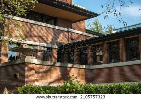 Robie House by Frank Lloyd Wright Foto stock © 